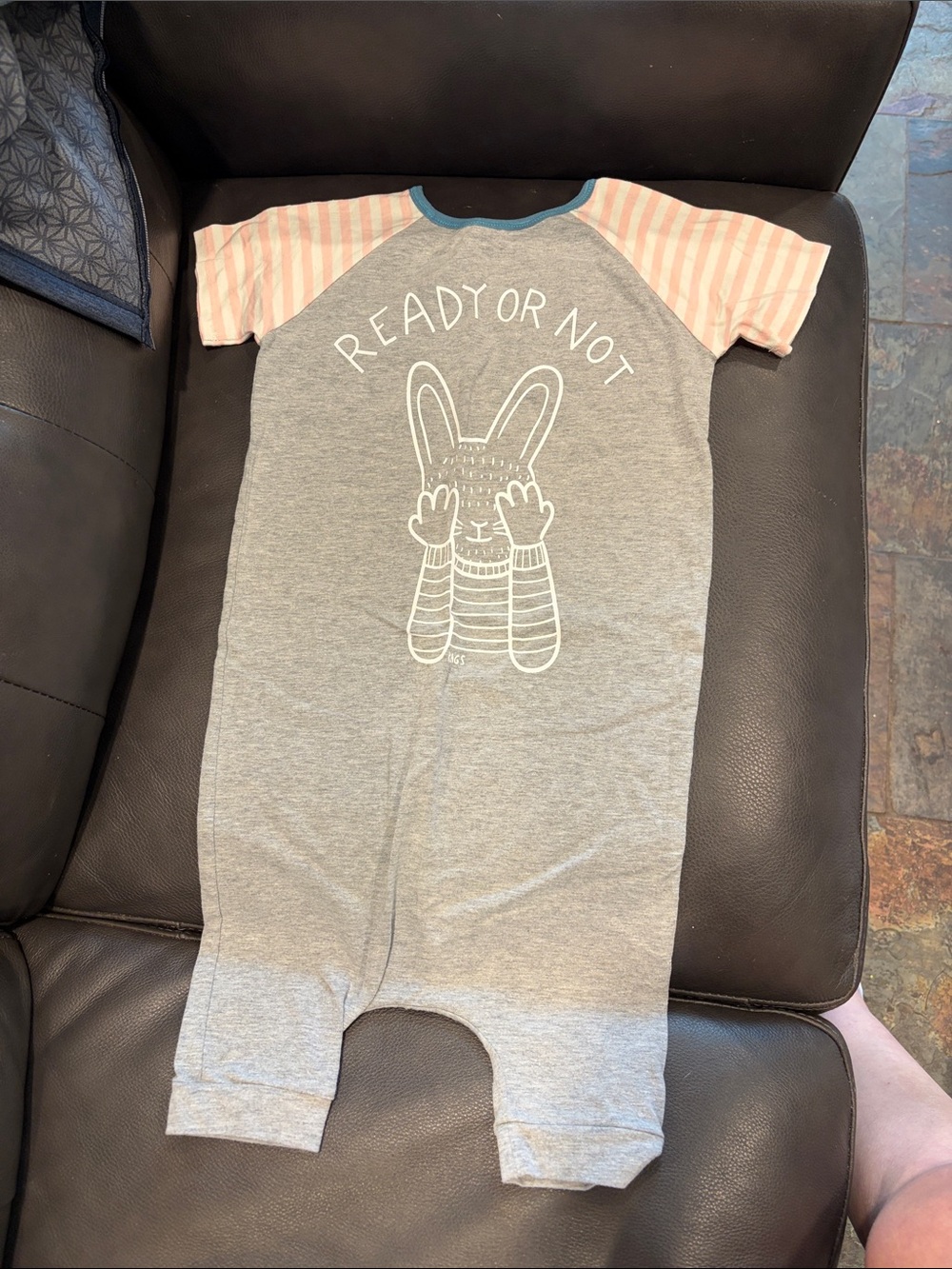 Bunny rags to raches kids romper